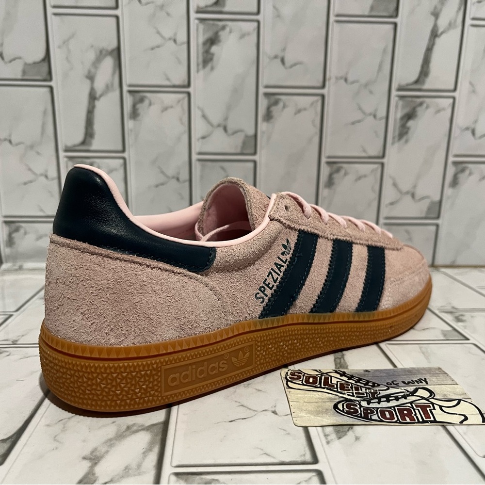 New Adidas Handball Spezial Sneakers Shoes Pink Navy Blue Low Samba Gazelle - Picture 9 of 13